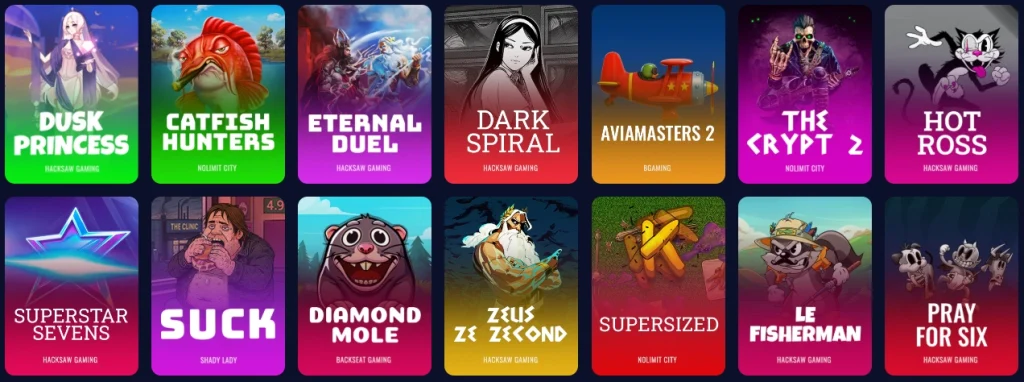 Przewodnik overview Vegasino Casino